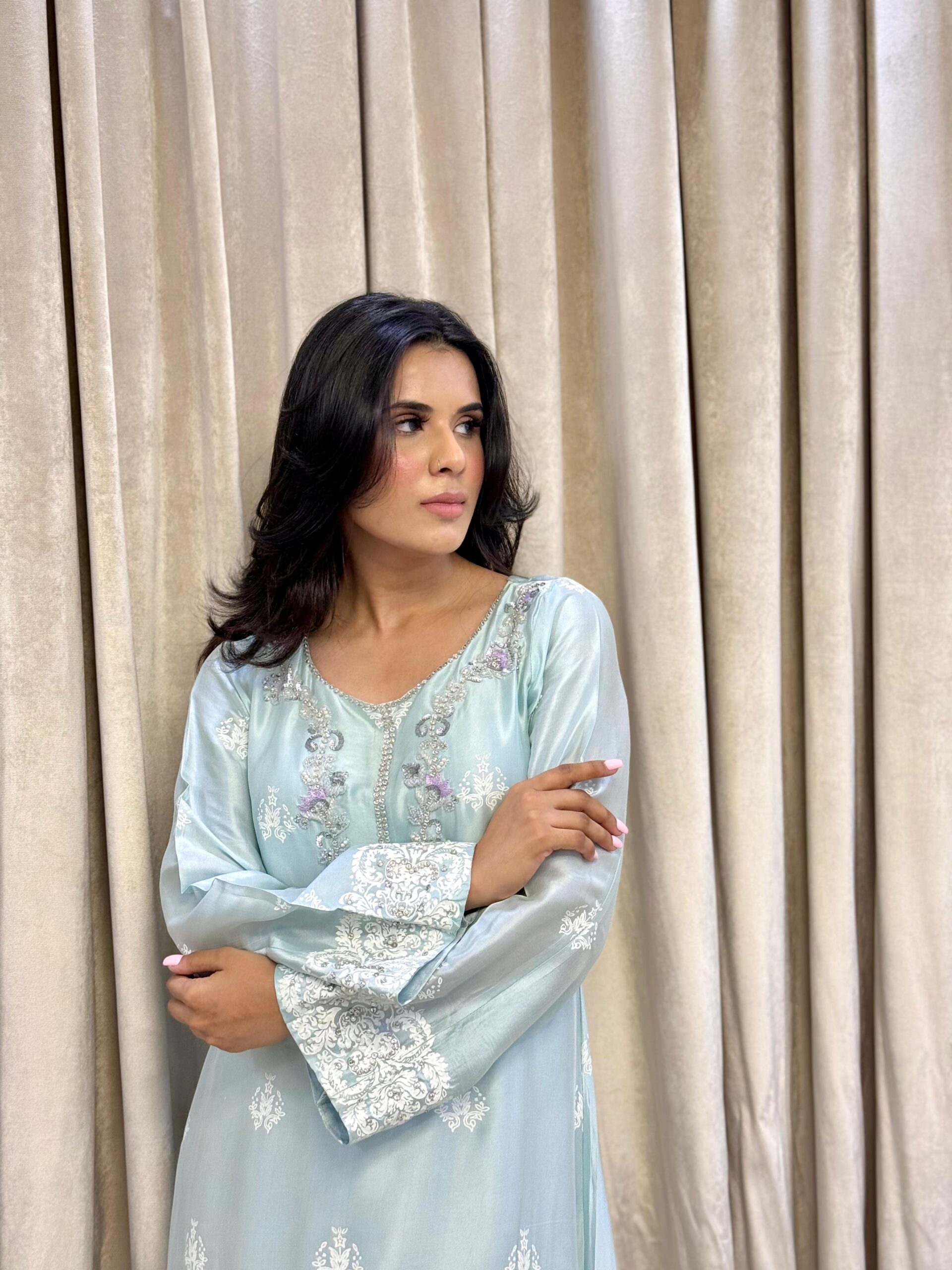 Fluer Ombre Kaftan - Image 4